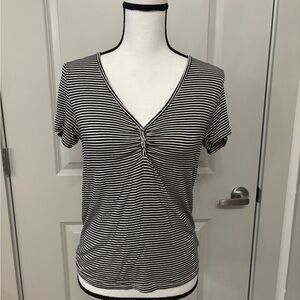American Eagle soft and sexy striped top size M